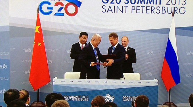 La Russie et la Chine signent un contrat de livraison de gaz russe