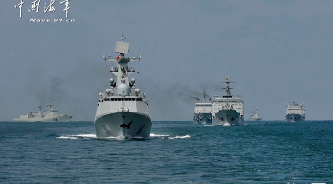 La Marine Chinoise entre dans la danse en Méditerranée