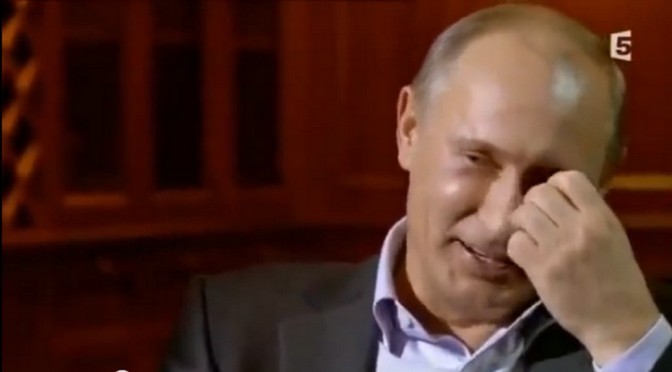 Bouclier anti-missile : le fou-rire de Vladimir Poutine