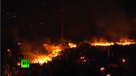 Kiev en feu